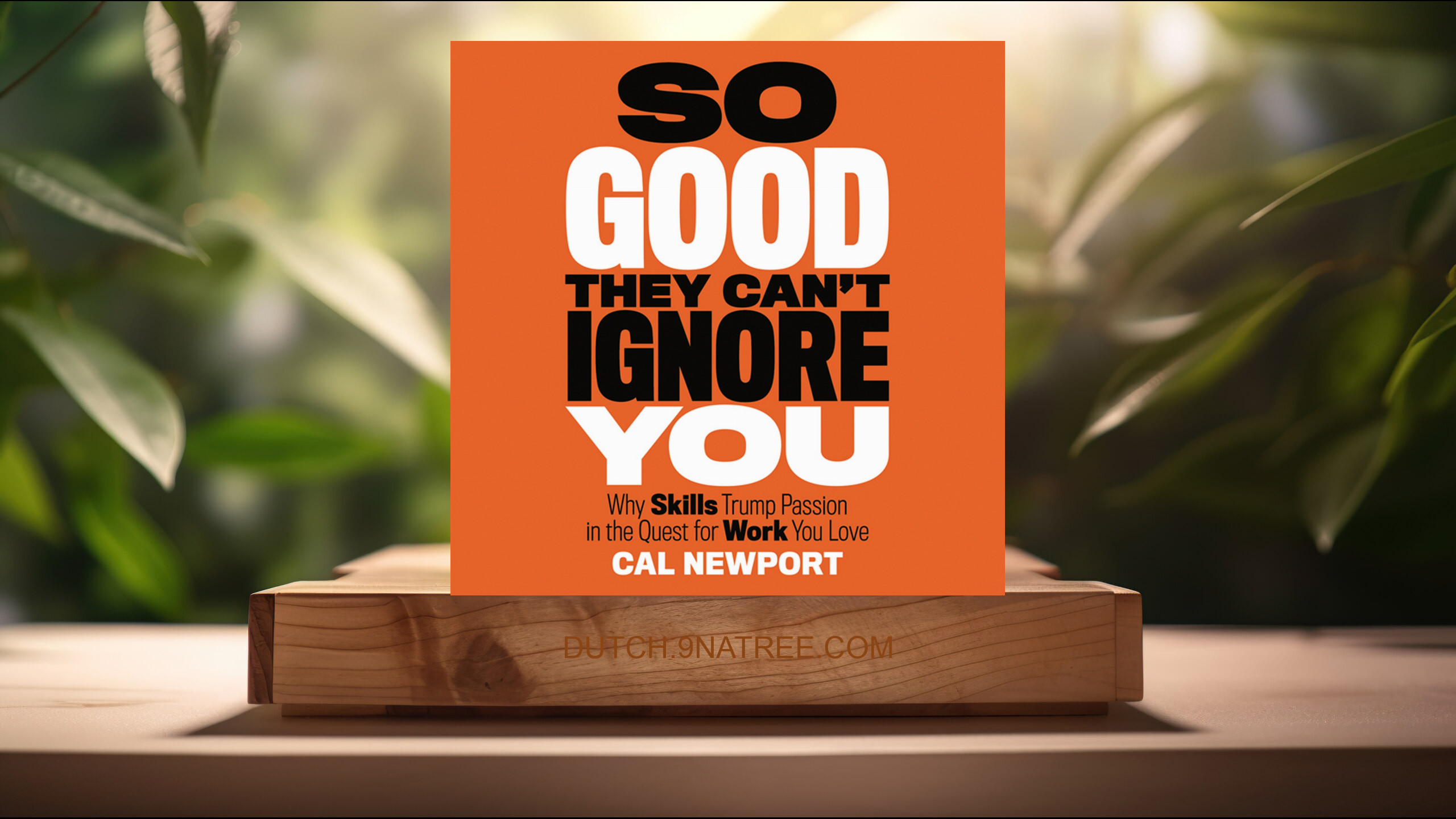[Boekrecensie] So Good They Can't Ignore You (Cal Newport) Boeksamenvatting.