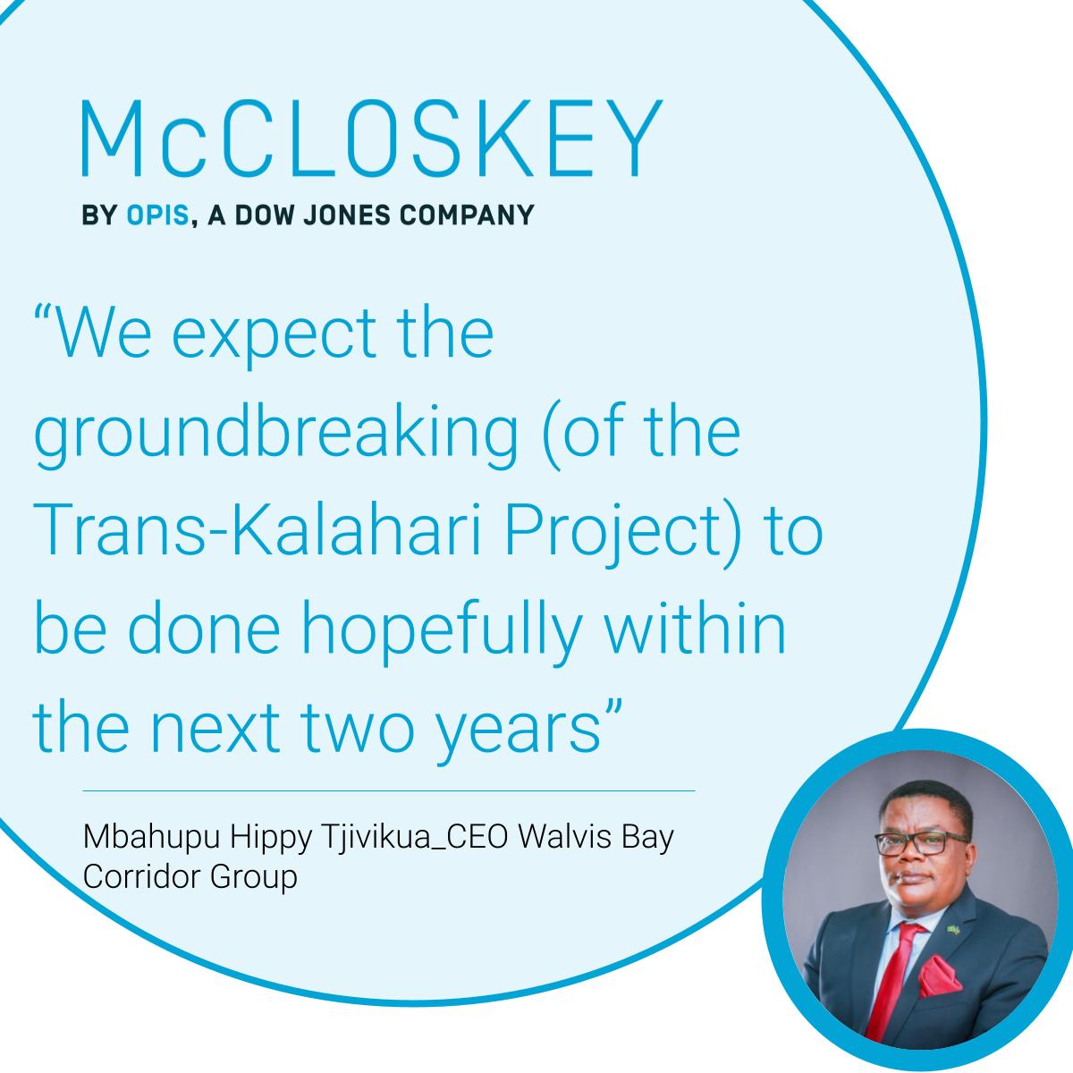 Trans-Kalahari Railway Project to be commissioned in 2026: Mbahupu Hippy Tjivukua_WBCG