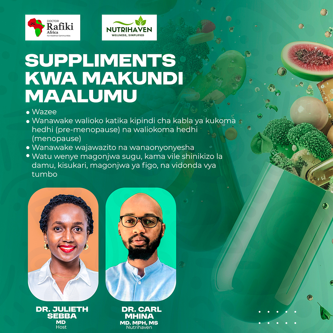 Supplements kwa Makundi Maalumu – Fahamu Nini cha Kuzingatia