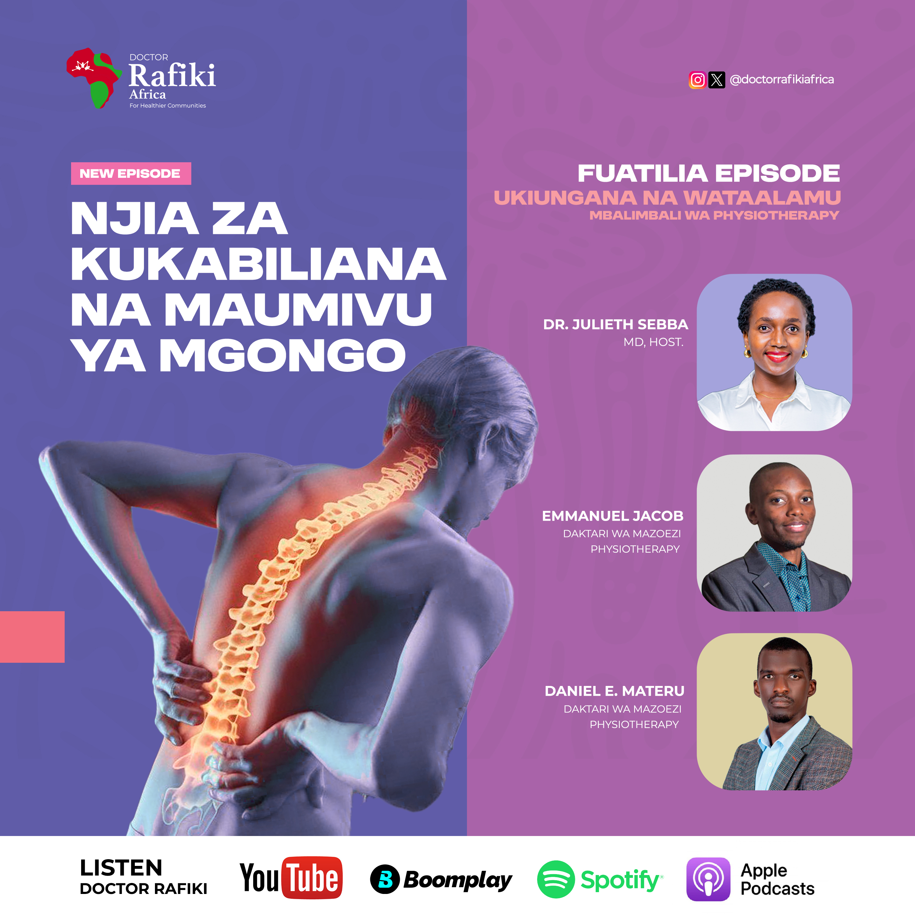 NJIA ZA KUKABILIANA NA MAUMIVU YA MGONGO