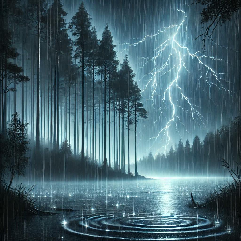⛈️ Beruhigendes Gewitter : Entspannen Sie sich mit dem Klang eines Gewitters, das den Geist beruhigt und Stress abbaut