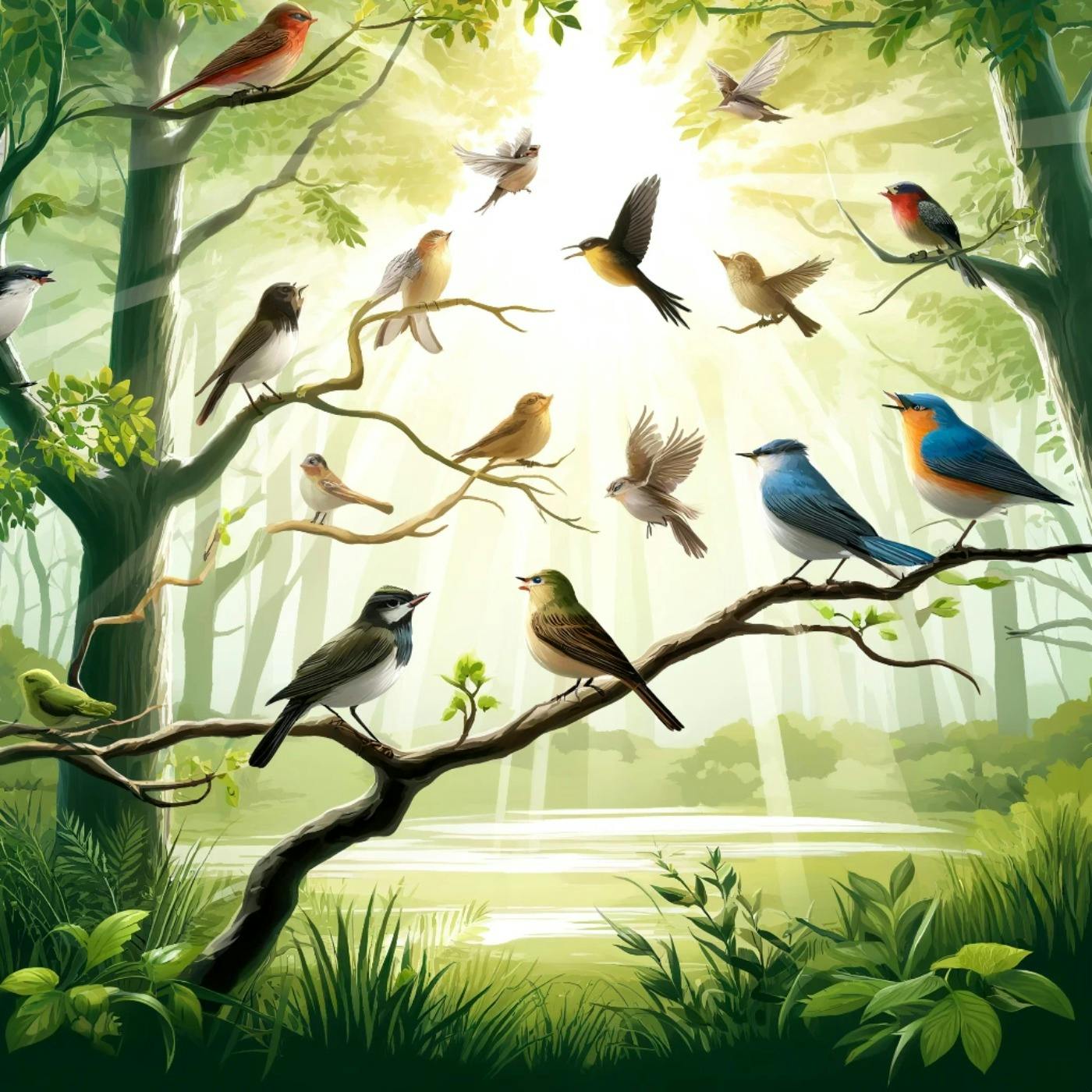  Hören Sie die Vogelgesänge für optimale Entspannung