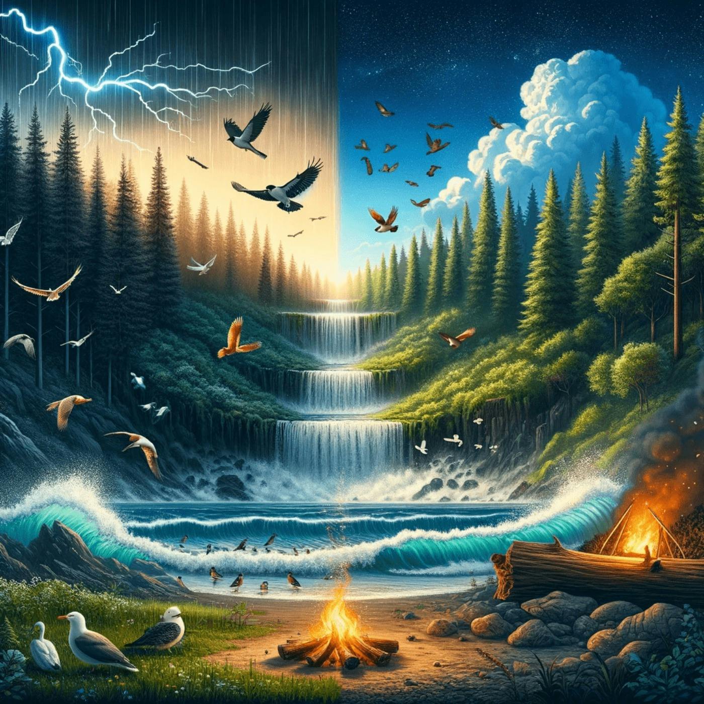 ️ Das Lied des Windes - Tauchen Sie ein in die beruhigende Kraft eines Sturms