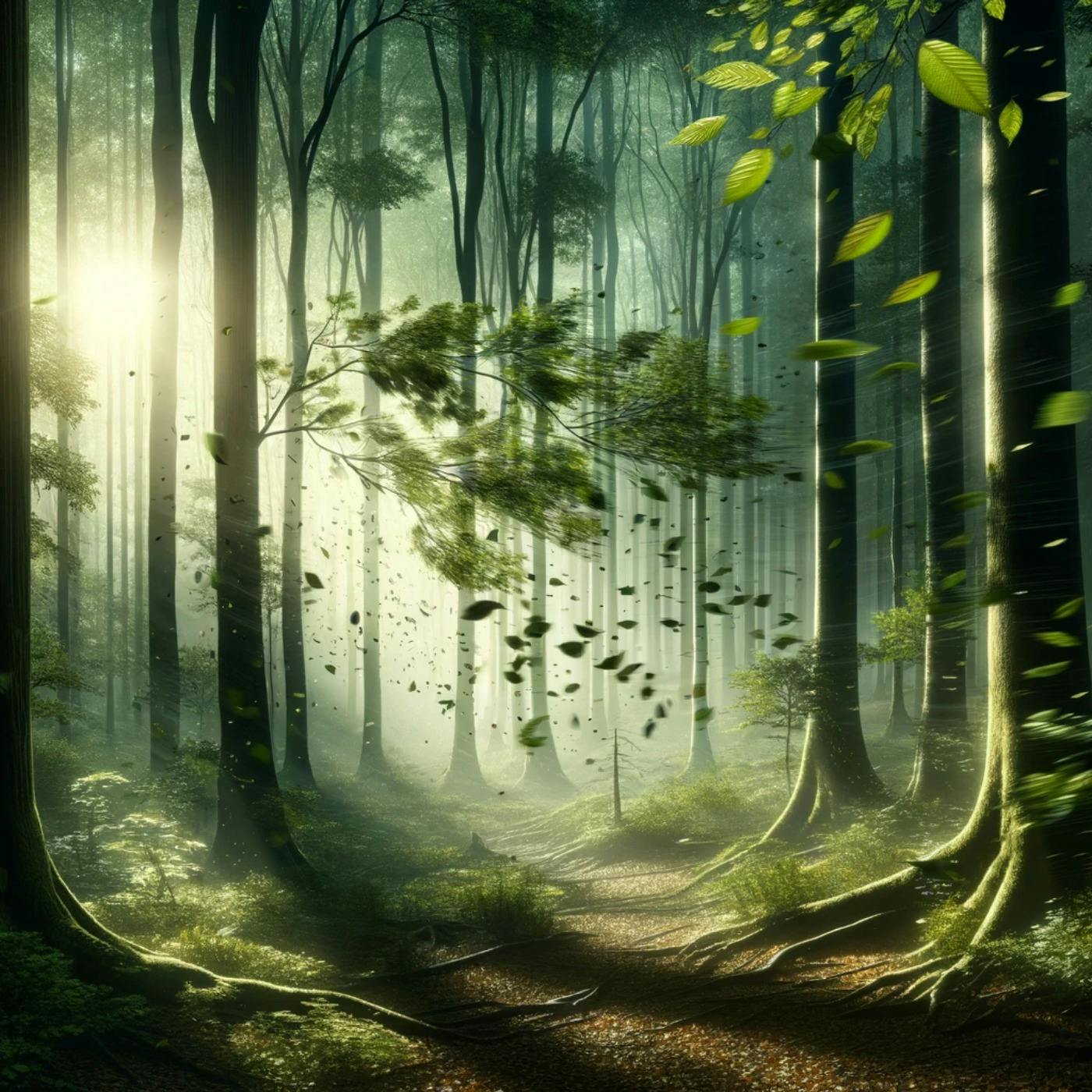 Harmonie des Windes: Eine Beruhigende Waldsymphonie