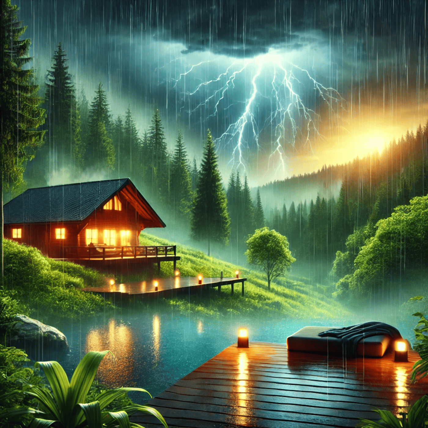 ️ Gewitter und Regen: Beruhigung und Stressabbau