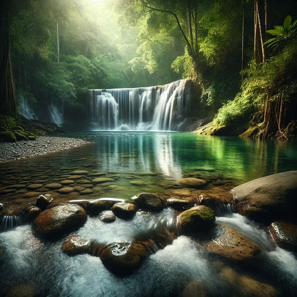  Cascade apaisante : une chute d'eau pour calmer l'esprit