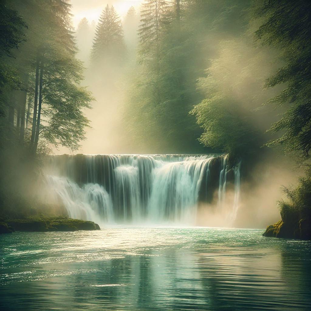  Lauschen Sie einem beruhigenden WASSERFALL für erholsamen Schlaf