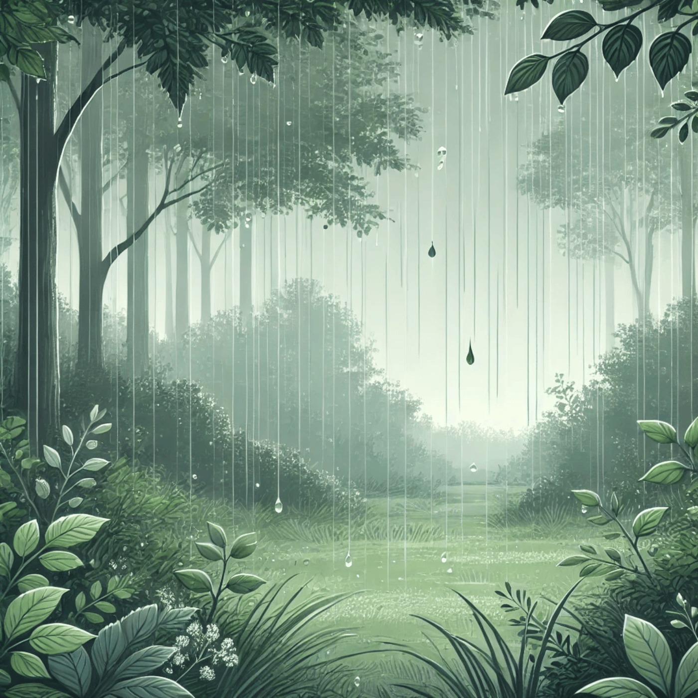 ️ Una suave LLUVIA para un descanso Profundo