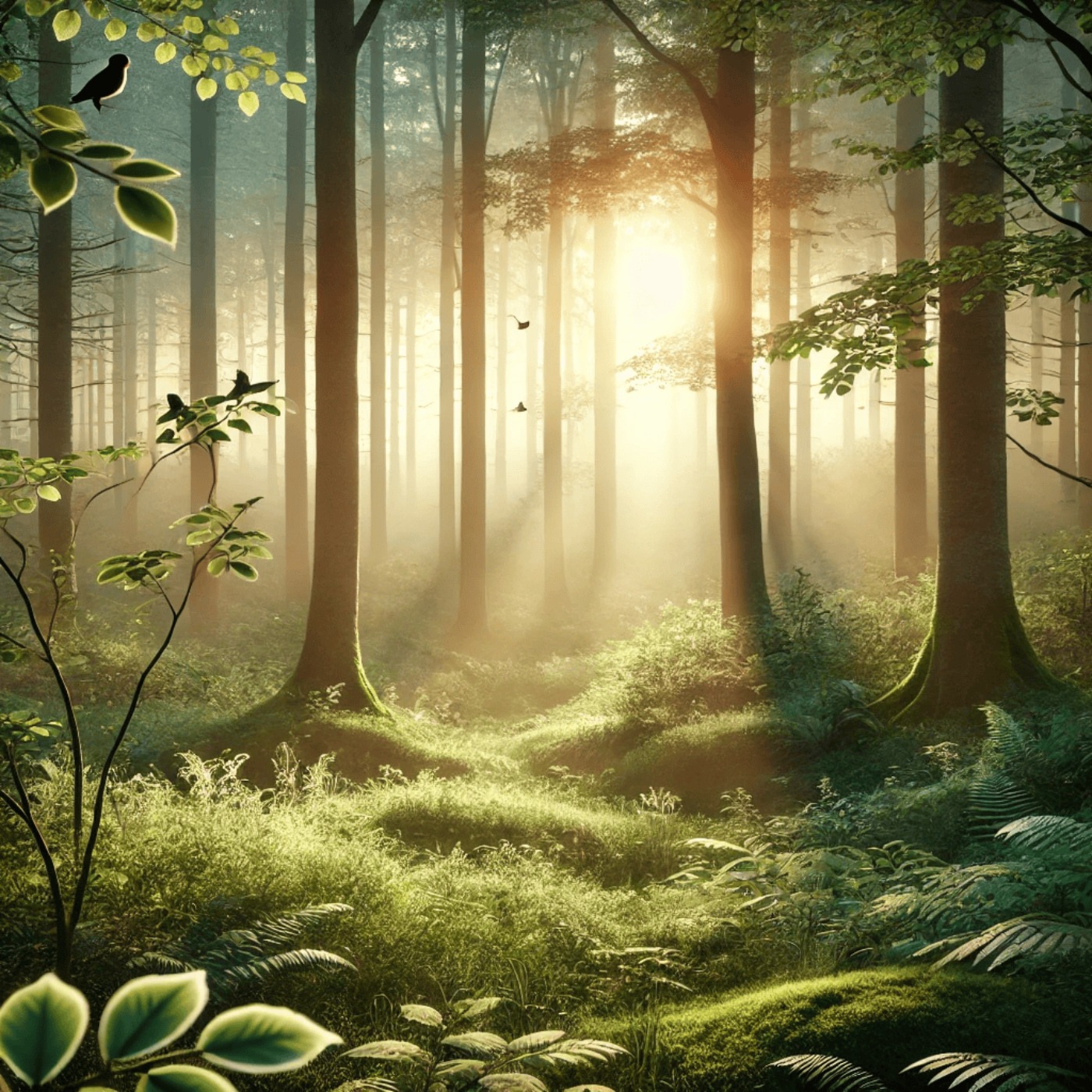 El BOSQUE susurra suavemente para un Sueño Profundo