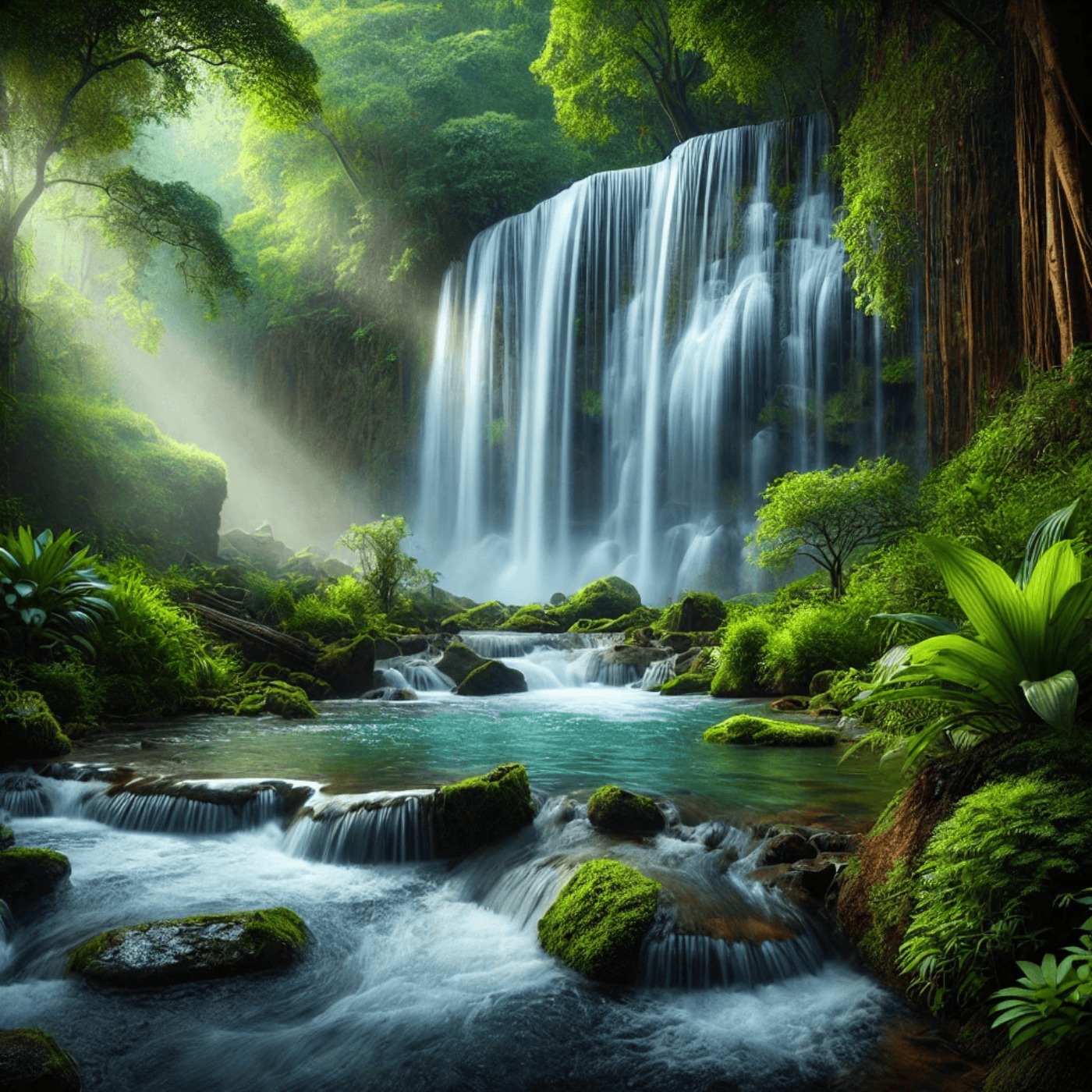 La majestuosidad de la CASCADA para Sueño y Paz interior