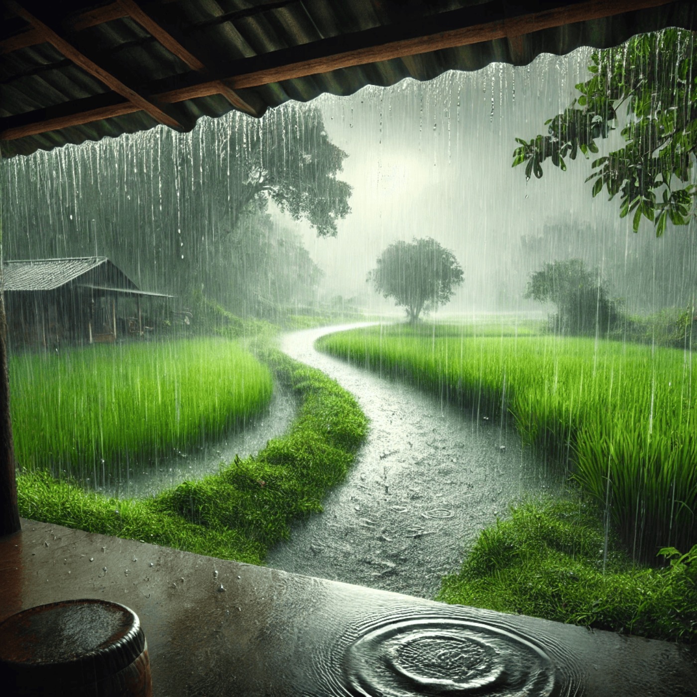 ️ UNA FUERTE LLUVIA para una NOCHE TRANQUILA