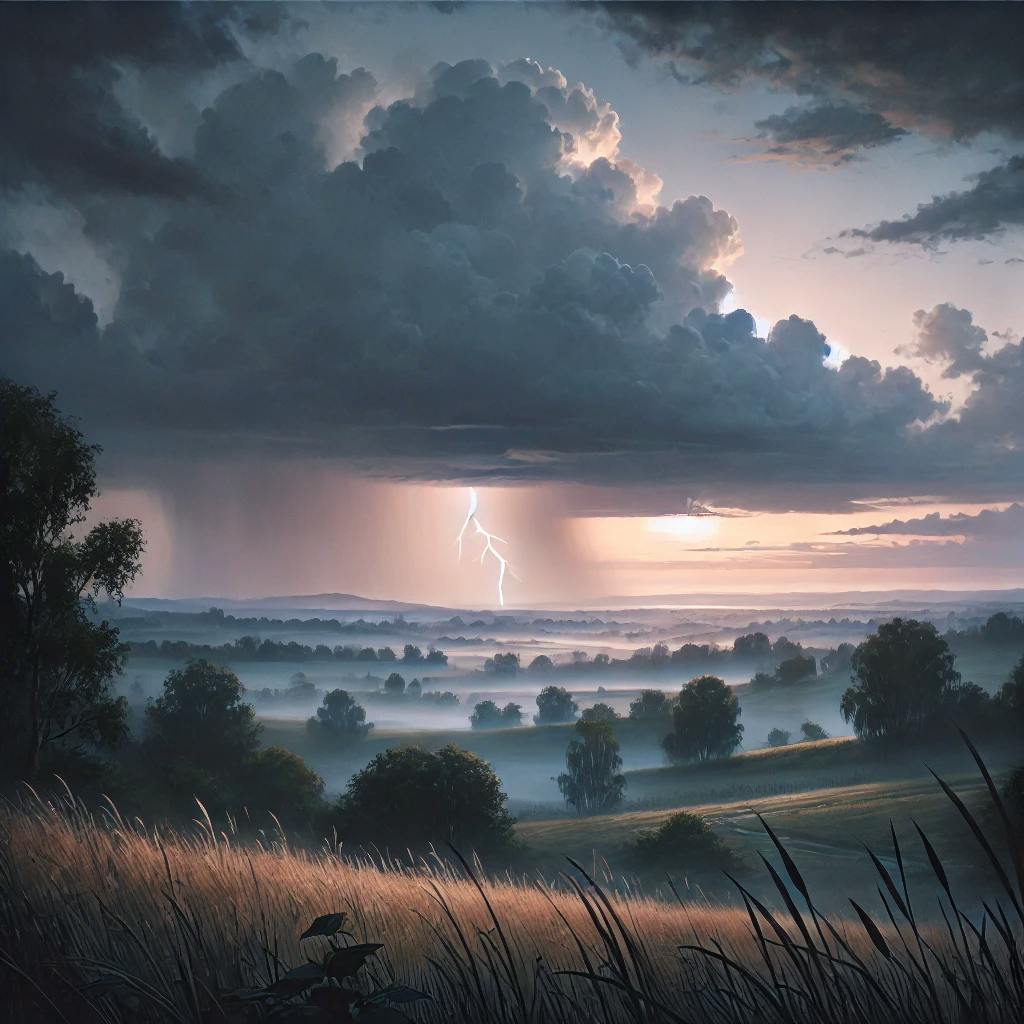 ️El sonido de una tormenta LEJANA calma la mente