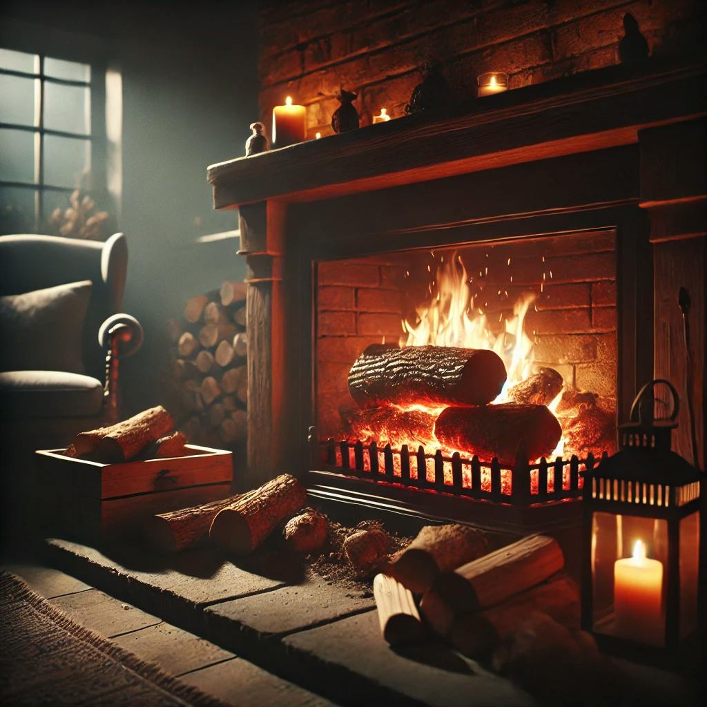 El FUEGO de la chimenea calma y reconforta la mente