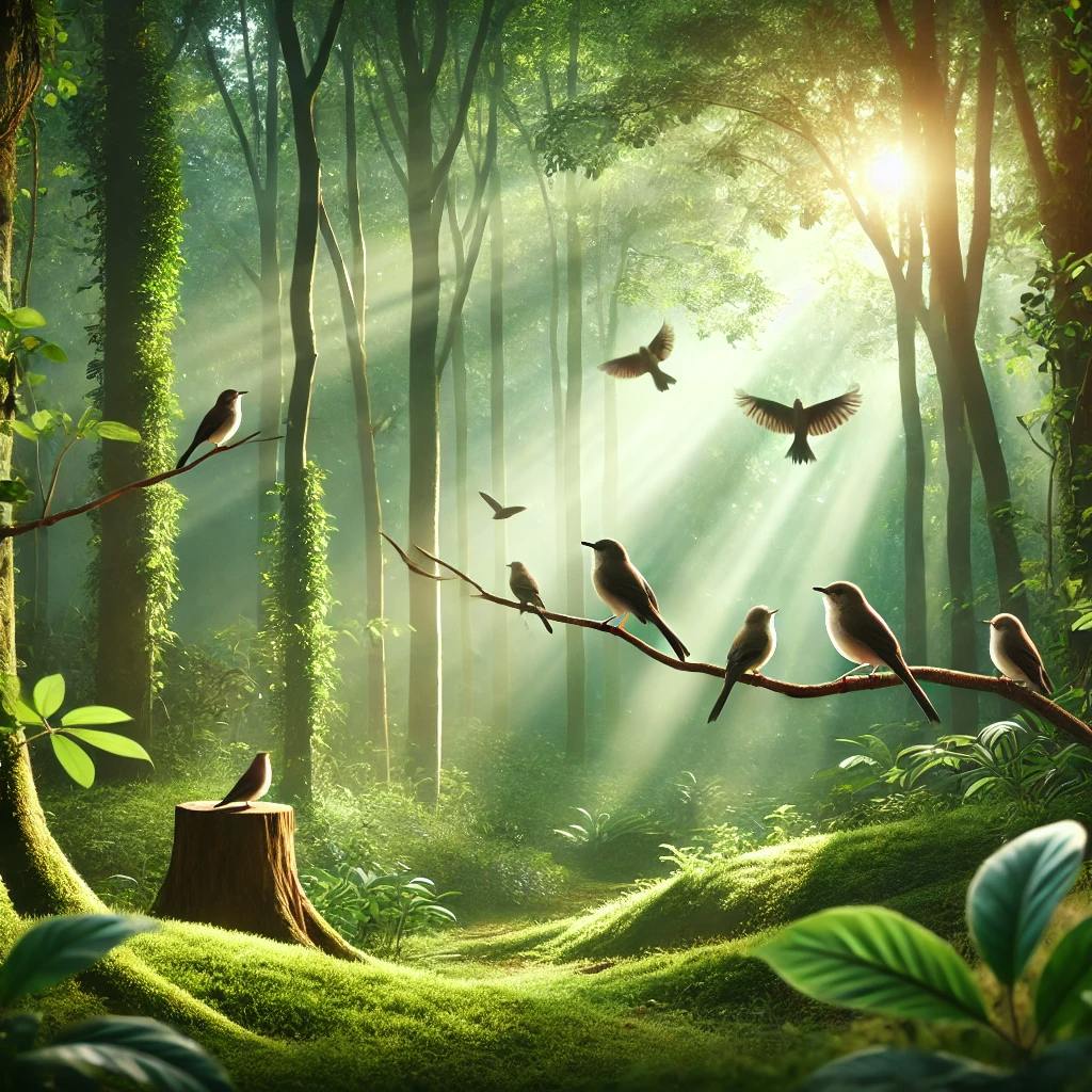 Los Sonidos Relajantes de los PÁJAROS en el Bosque Regeneran el SUEÑO
