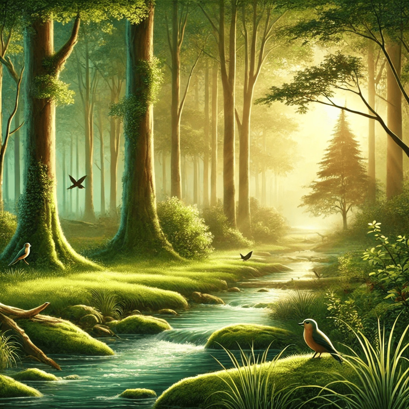 Escuche los sonidos relajantes de un BOSQUE y disfrute de un sueño Reparador