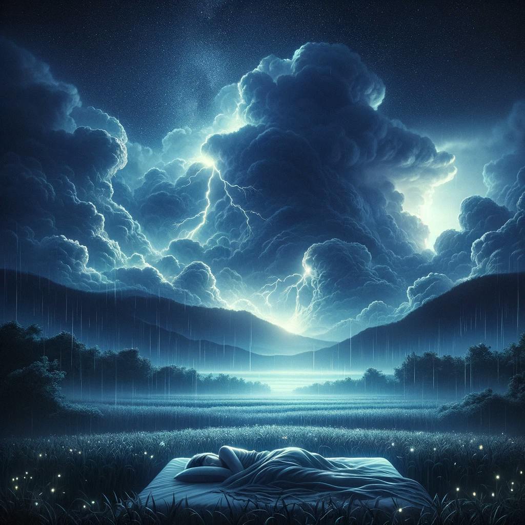 ⛈️ Suavidad de la TORMENTA y MÚSICA: el Remedio Natural para un SUEÑO Saludable