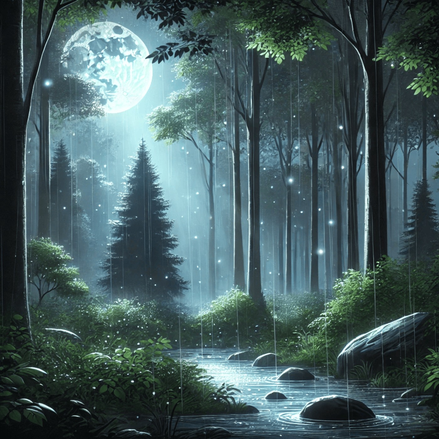 ️ Écoutez la pluie qui berce le silence d’une FORÊT apaisante