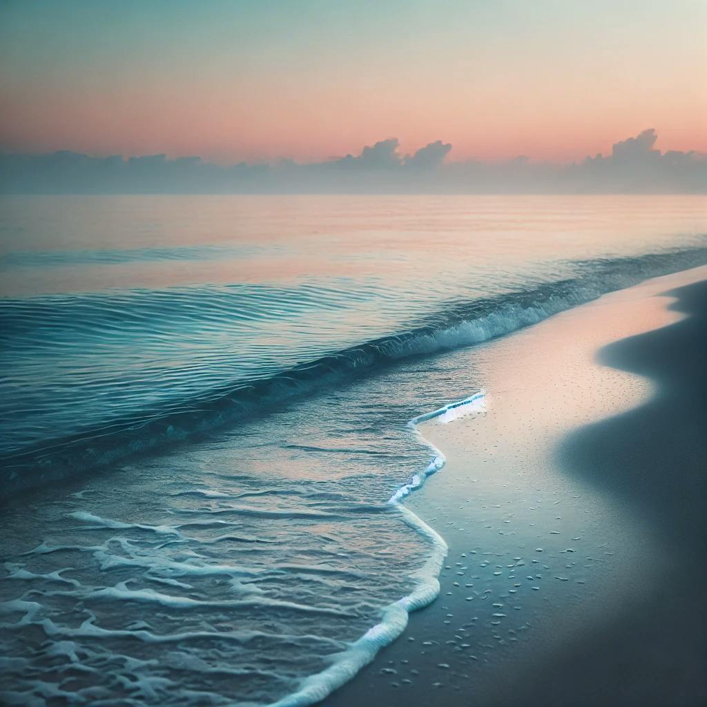 Petites vagues de la mer, berceuses pour l'esprit et le sommeil