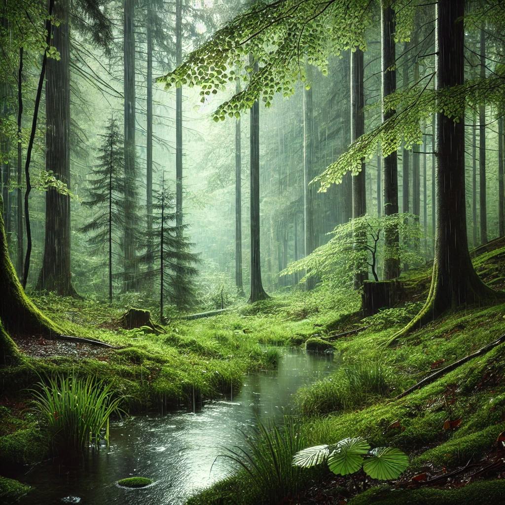 ️ Écoutez la douce PLUIE en forêt et plongez dans la Sérénité