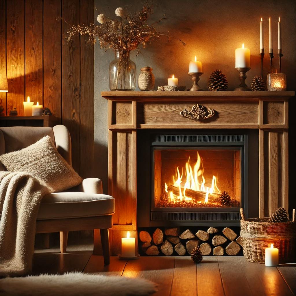 Profitez d'un FEU DE CHEMINÉE apaisant pour un sommeil profond