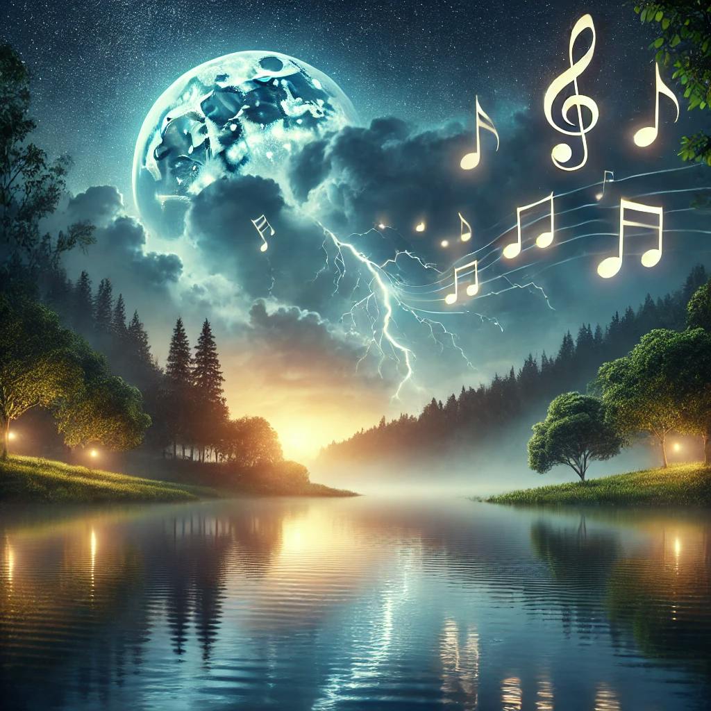 ⛈️ ORAGE Réconfortant et MUSIQUE Relaxante Diminuent l'INSOMNIE pour un REPOS Sain