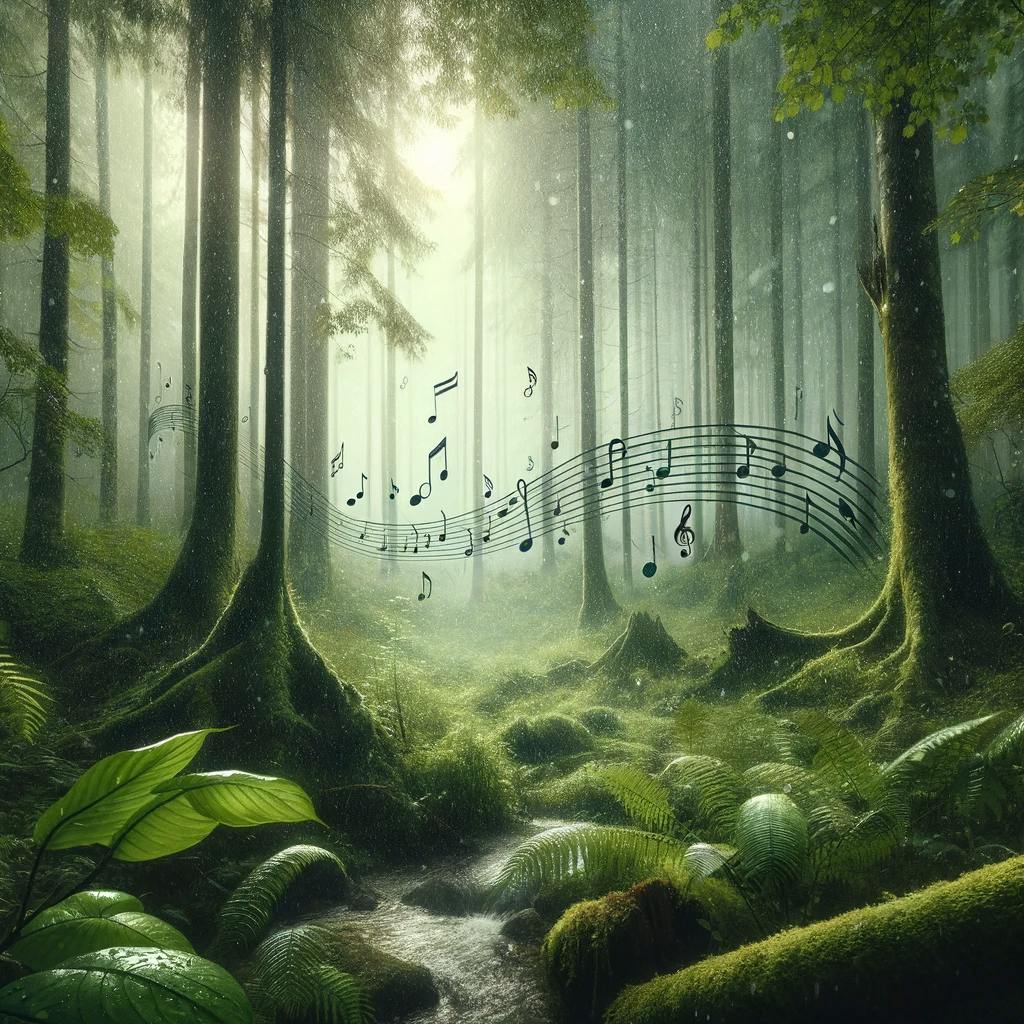 ️ RELAXATION Garantie avec la PLUIE Forestière Apaisante et une MUSIQUE Douce