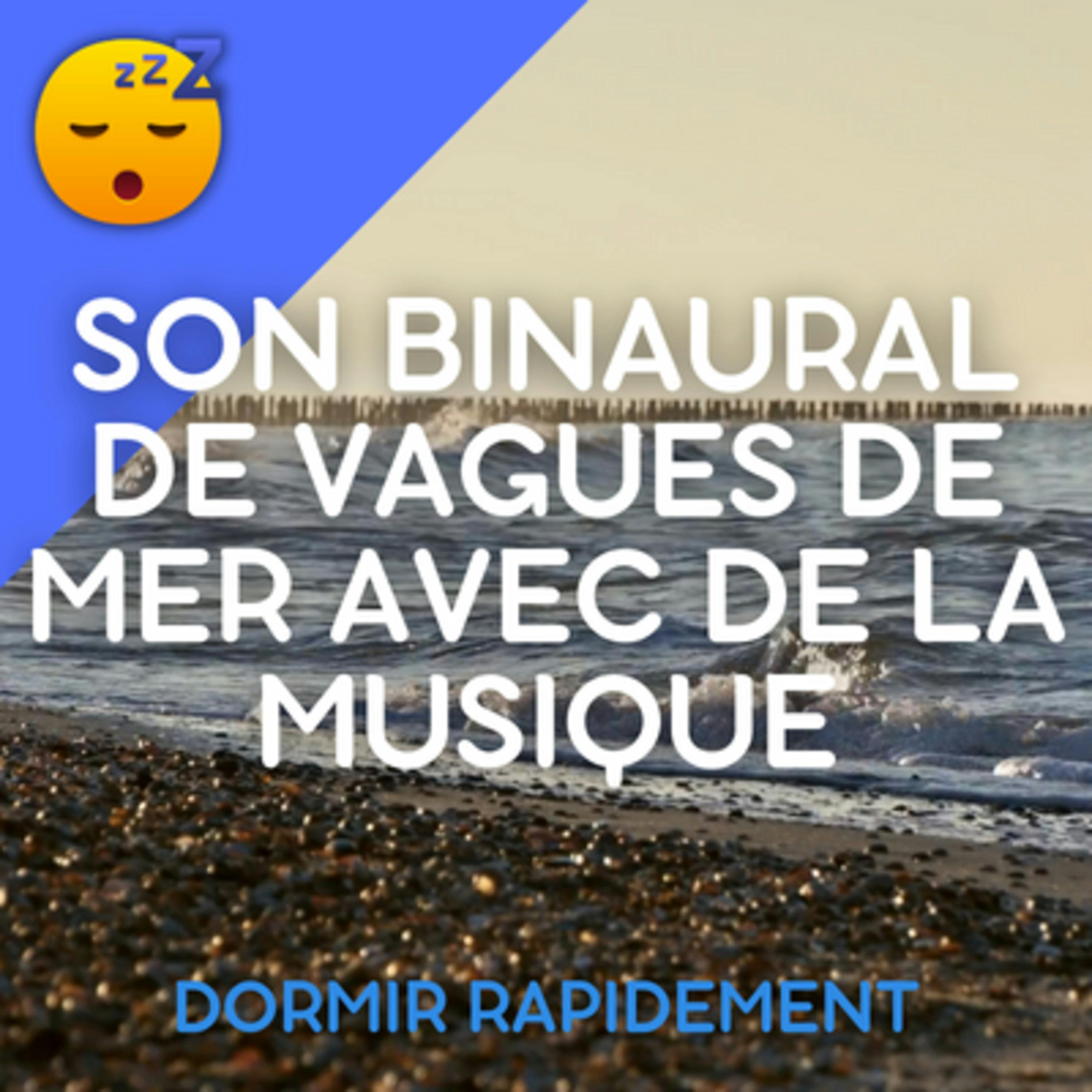 Son binaural de VAGUES DE LA MER avec de la MUSIQUE