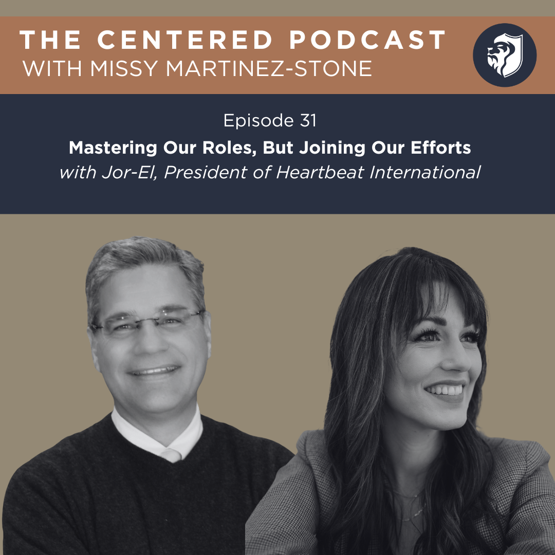Episode 31 - Mastering Our Roles, but Joining Our Efforts with Jor-El Godsey.