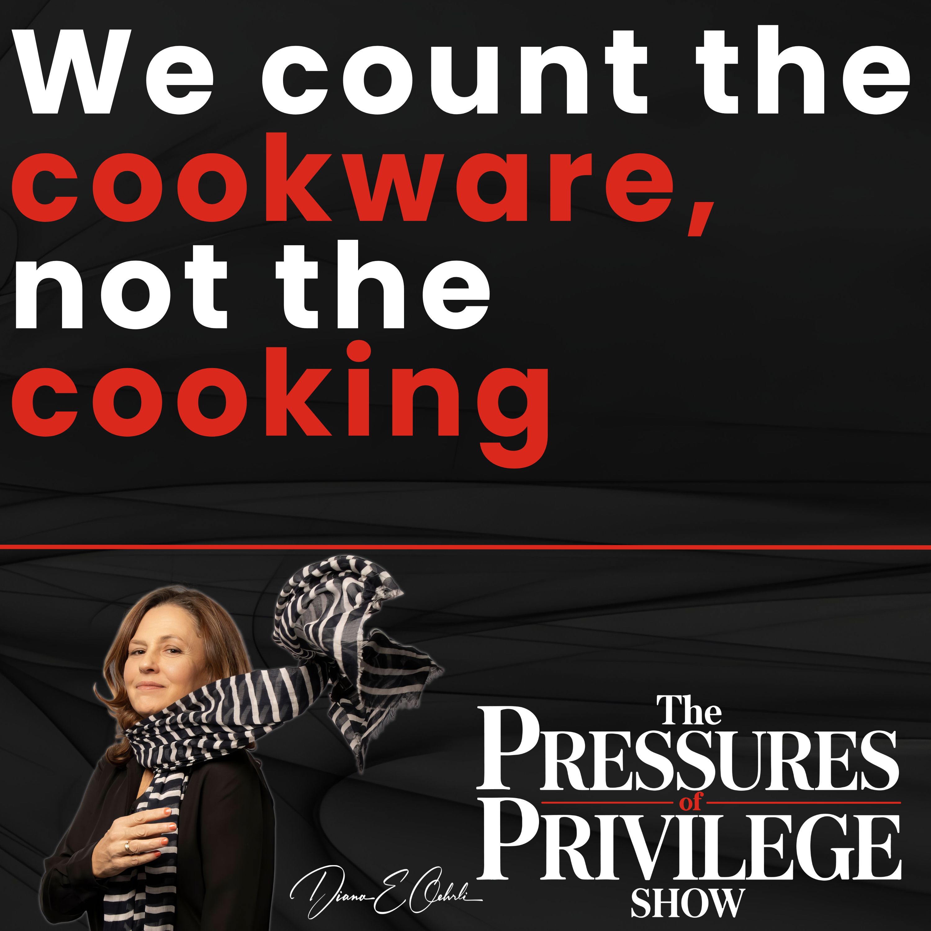 We count the cookware, not the cooking
