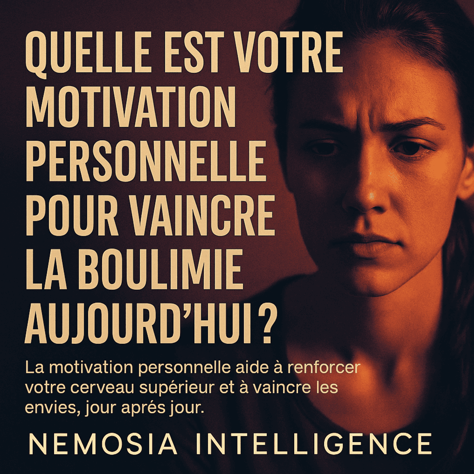 Quelle est votre motivation personnelle pour vaincre la boulimie aujourd'hui?