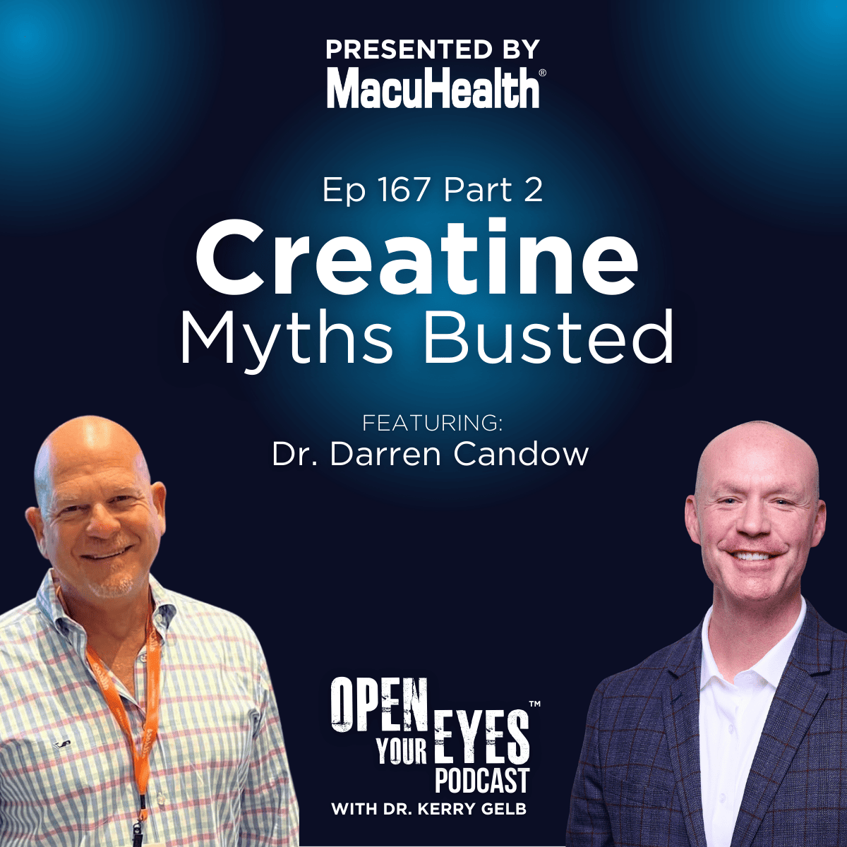 Ep 167 Part 2 “Creatine Myths Busted” Dr. Darren Candow