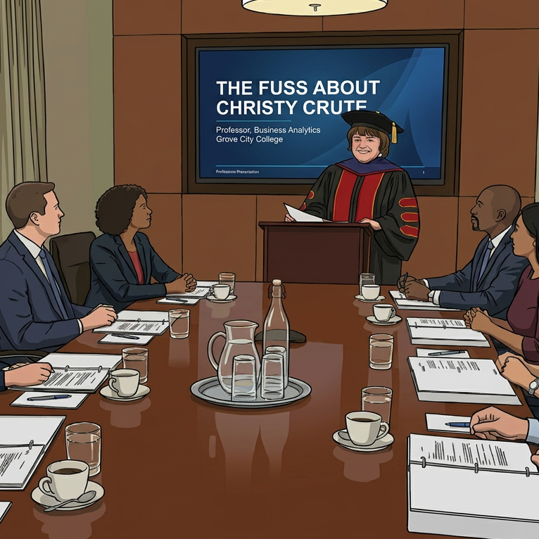 The Fuss About Christy Crute