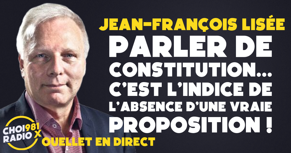 Question constitutionnelle : Antoine Dionne Charest veut tout sauf être élu !