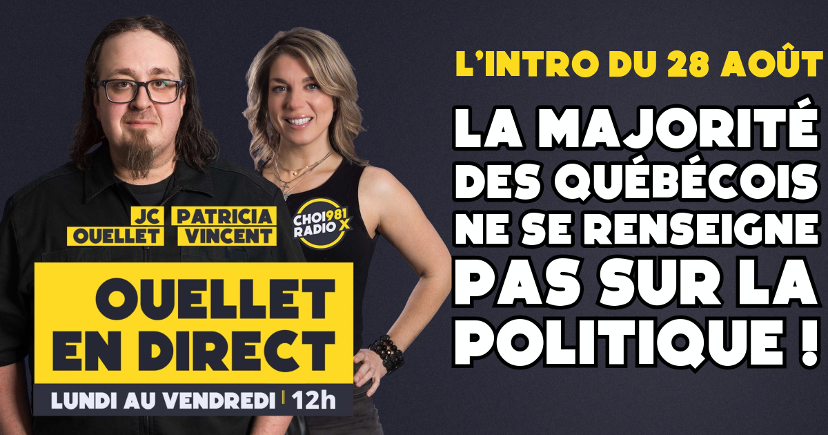 La méthode Legault : se fermer le mâche-patate pour monter dans les sondages !