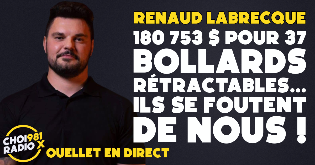 L’insulte à l’injure : le contrat a finalement coûté 207 820 $… 30 00 $ DE PLUS ! Comment est-ce possible ?