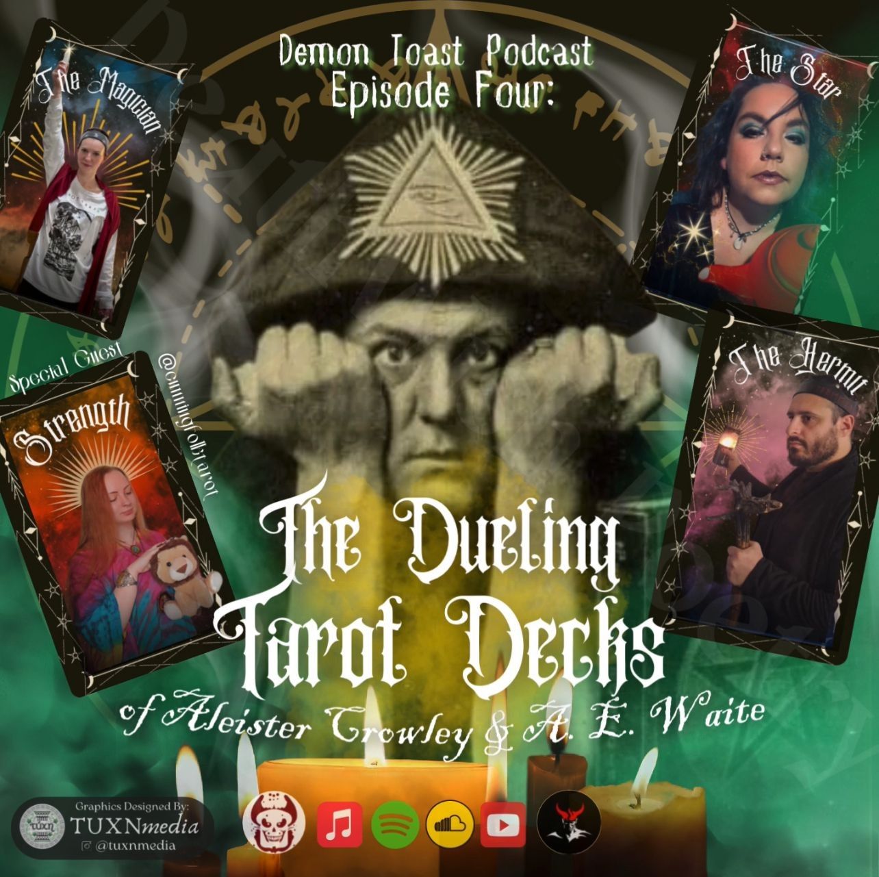 The Dueling Tarot Decks of Aleister Crowley and Arthur Waite!