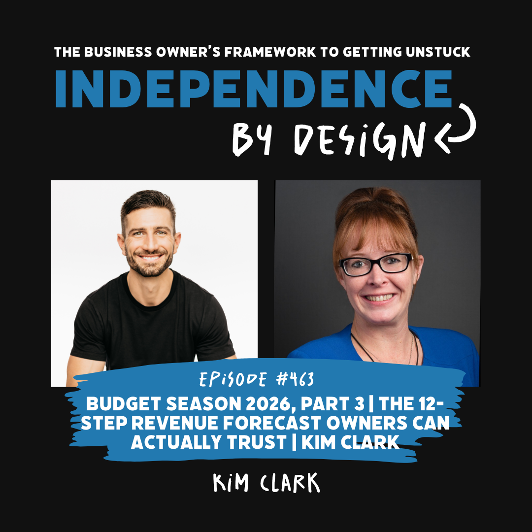 #463: Budget Season 2026, Part 3 | The 12-Step Revenue Forecast Owners Can Actually Trust | Kim Clark
