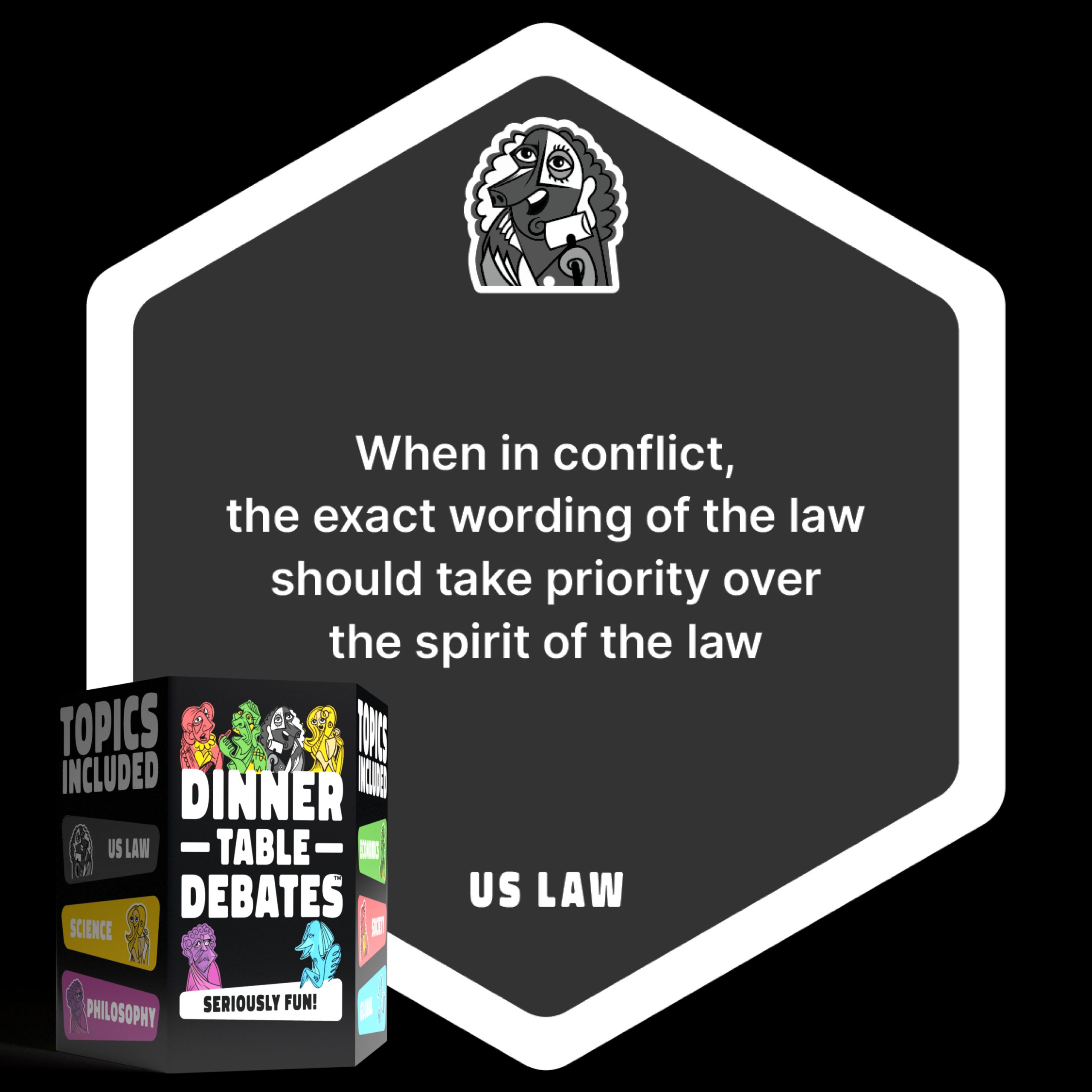 US LAW: When in conflict, the exact wording of the law should take priority over the spirit of the law.