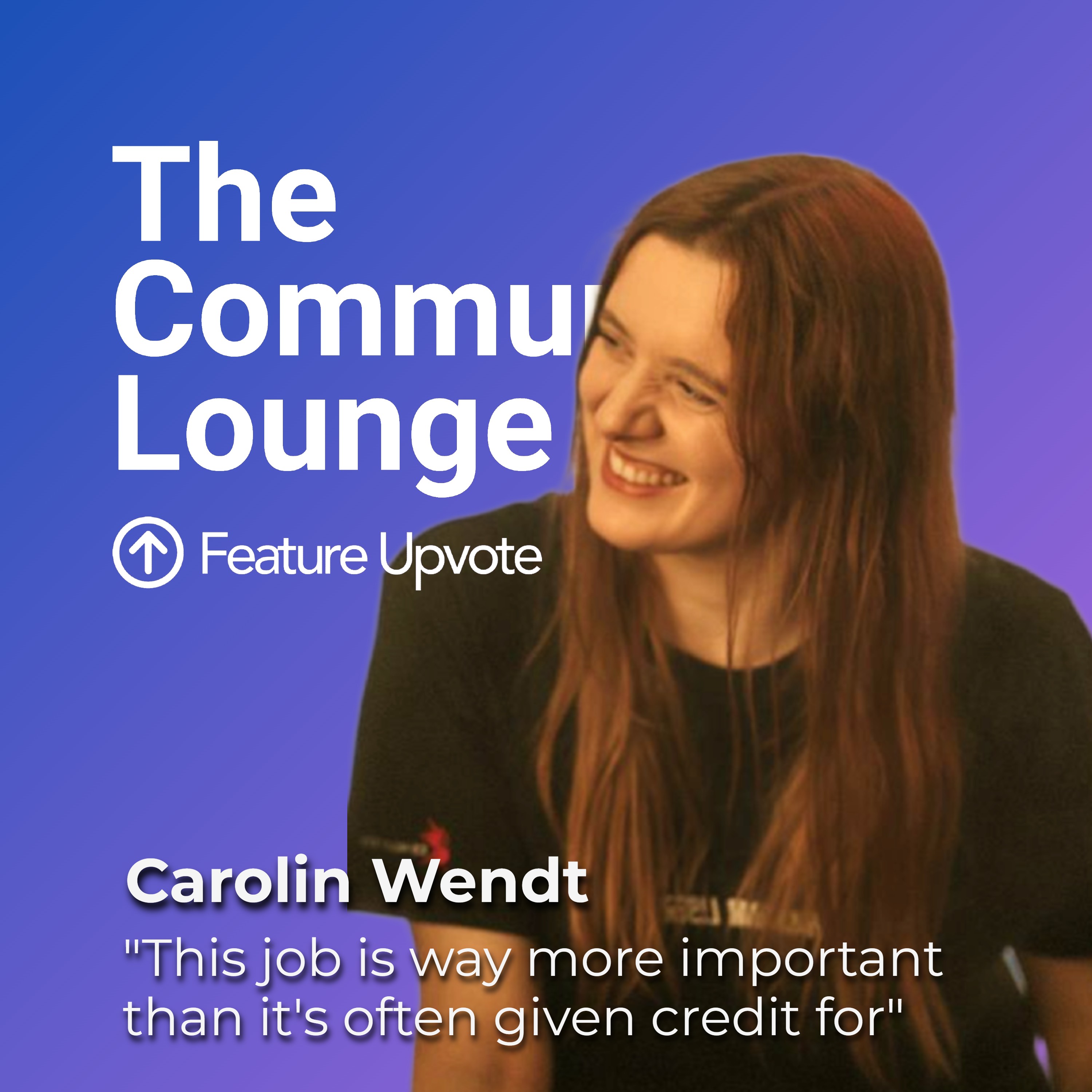 “This job is way more important than it's often given credit for” with Carolin Wendt