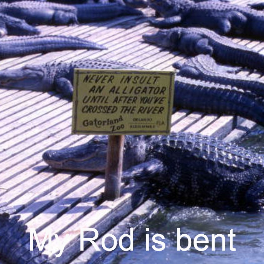 My Rod is bent