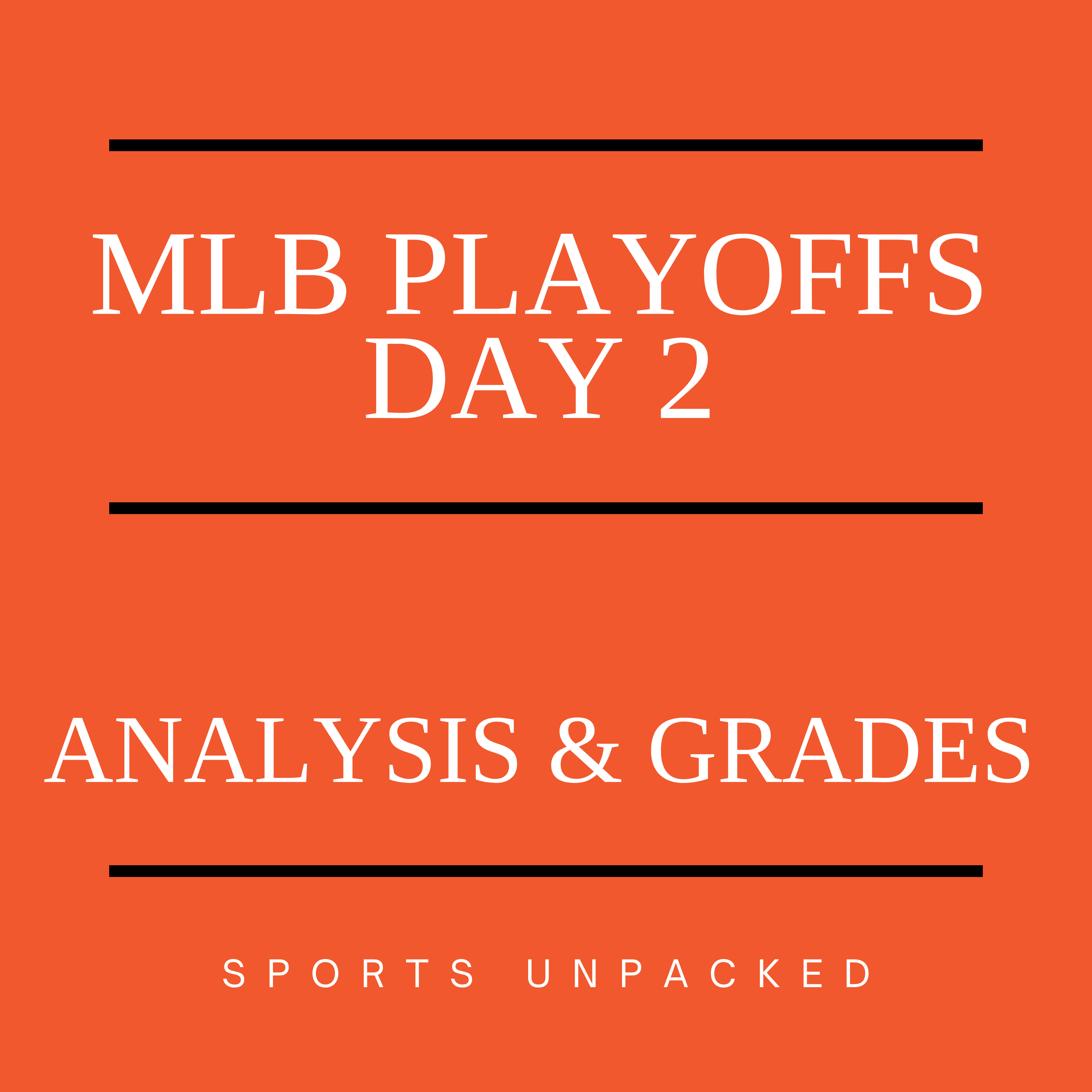 MLB playoffs day 2 Recap