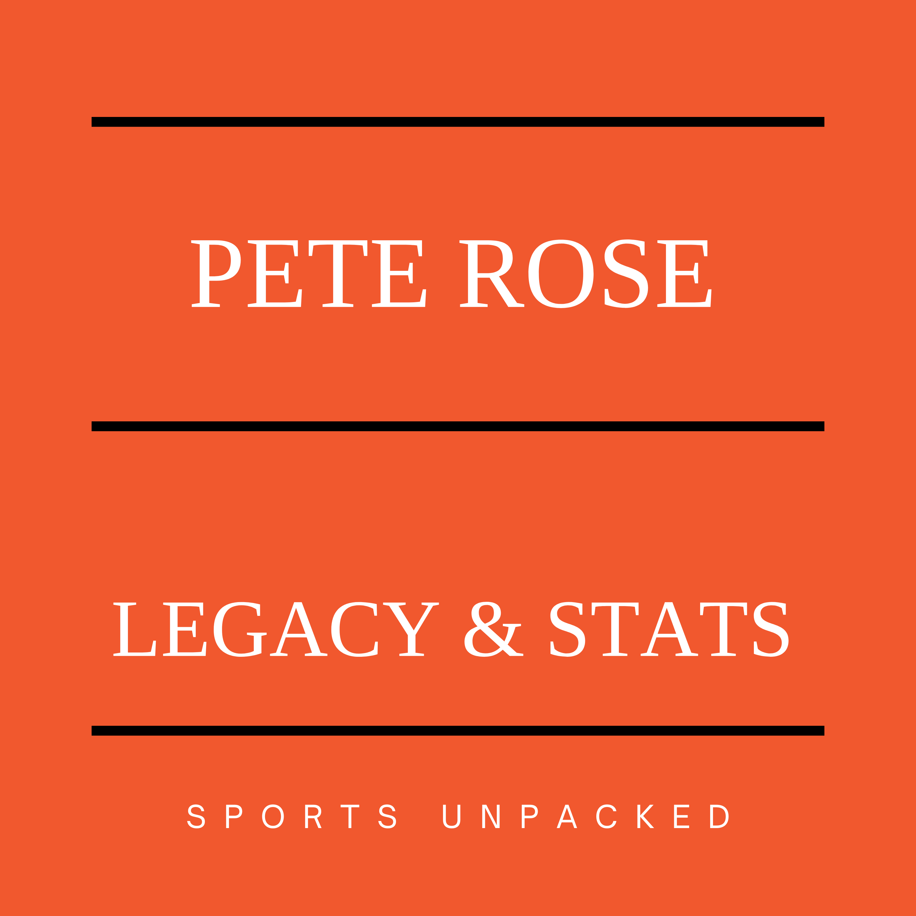 Pete Rose Legacy: Remembering an Icon