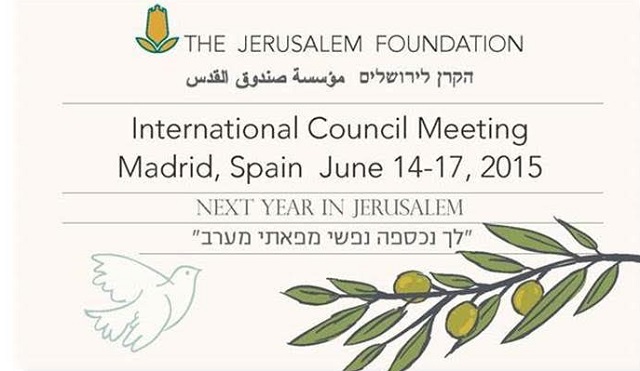 La Fundación Jerusalén en España, con su presidente honorario León Benelbas
