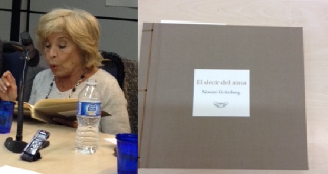 Presentación del  último libro de Noemi Grünberg:  "El decir del Alma" (CEMI, Madrid, 27/10/2015)