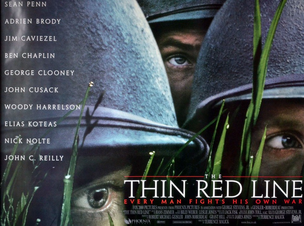 "La Delgada Línea Roja", trabajar para Terrence Malick