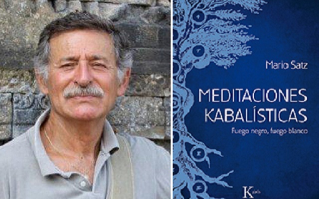 "Meditaciones kabalísticas. Fuego negro, fuego blanco", con su autor Mario Satz