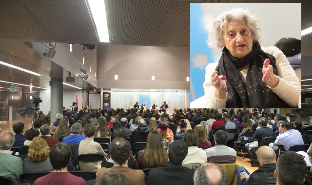 Adiós Annette Cabelli Z'L, la superviviente de Auschwitz que nos dio su testimonio en Madrid