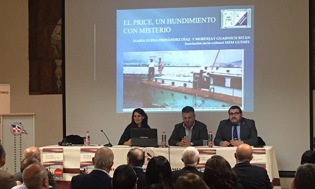 “El Price, un hundimiento con misterio”, con Mª Elena Fernández y Mordejay Guahnich (Real Club Marítimo, Melilla, 22/3/2017)