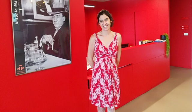 Carmen Álvarez, en el Cervantes de Tel Aviv: misión cumplida