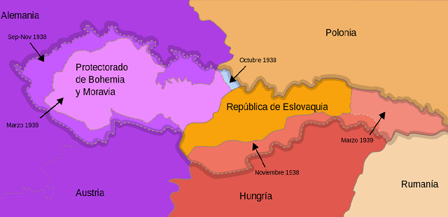 La invasión alemana de 1939 a Checoslovaquia